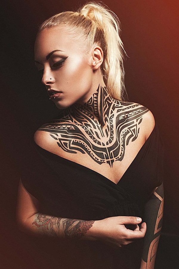 Desenhos de tatuagem de pescoço e idéias42 