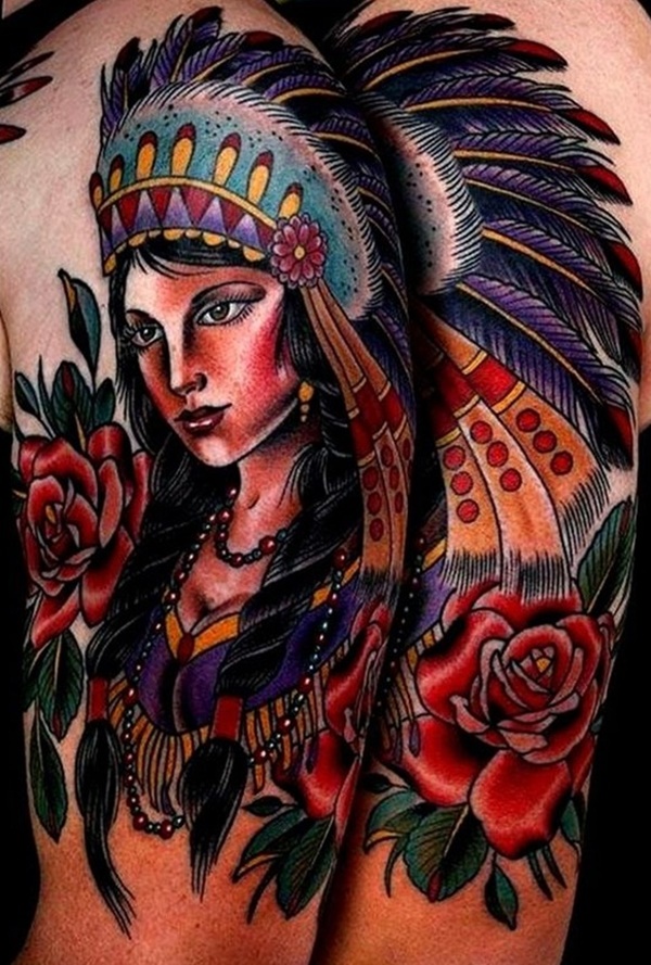 Desenhos de tatuagem nativo americano14 