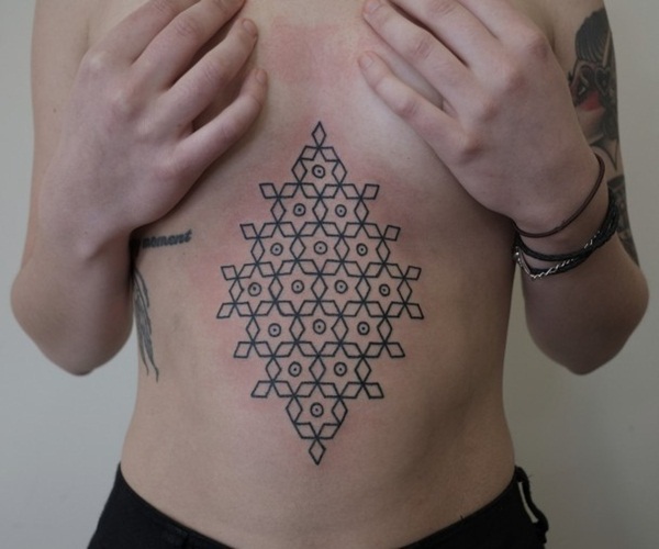 Desenhos de tatuagem geométrica e idéias35 
