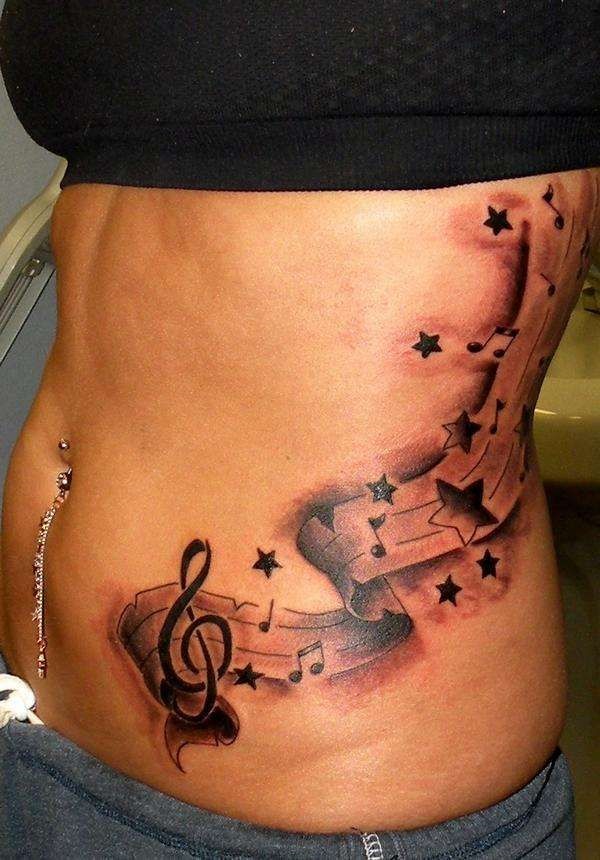 35 Melodious Music Notation Tattoos 25 