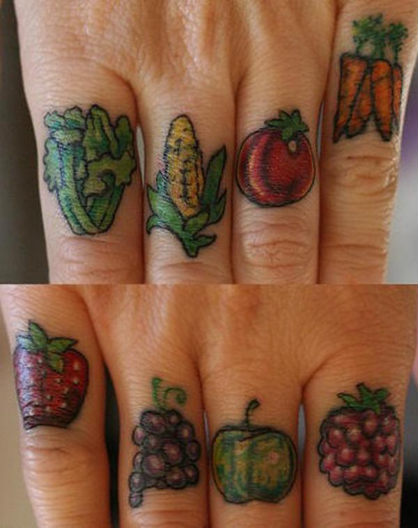 Frutas o Nueces demoniacas  Tatuagens únicas, Desenho de uma peça