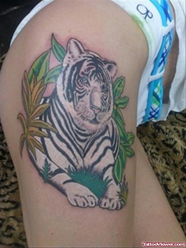 Desenhos de tatuagem de tigre branco e idéias 33 