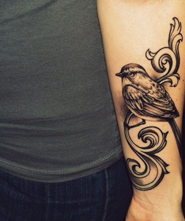 desenho de tatuagem de pássaro (35) 