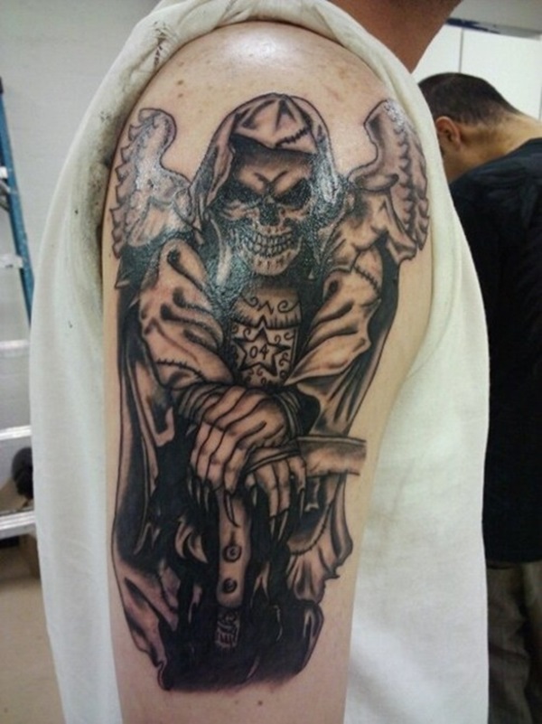 35 Daring Grim Reaper Tatuagem Ideias e Significados 8 