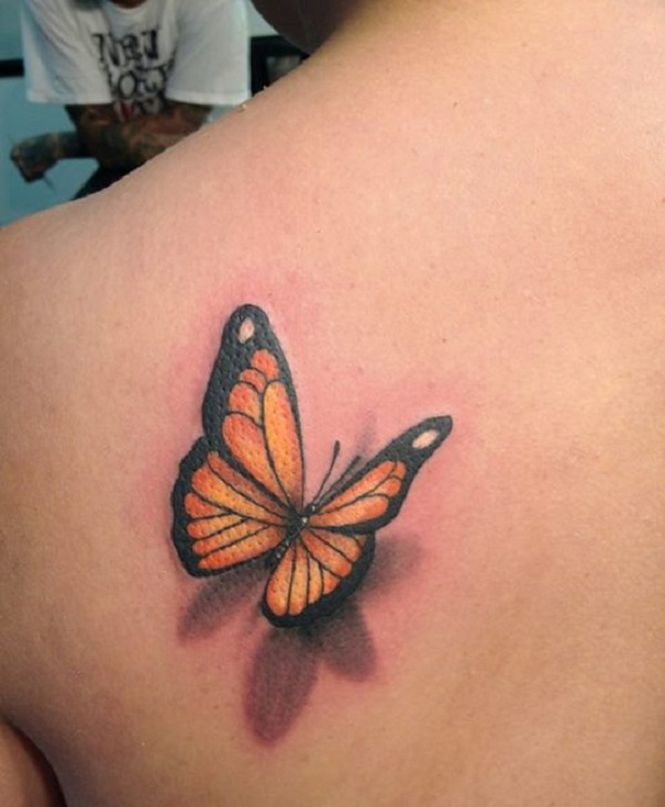 Tatuagem de borboleta 3D 5 