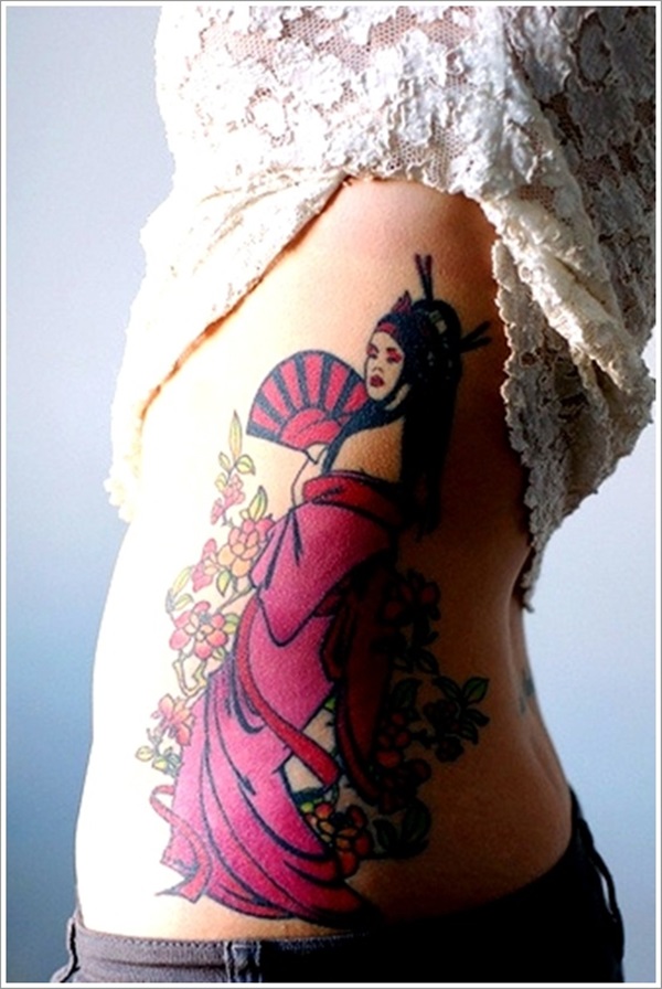 Idéias Mindblowing de tatuagens de gueixa 26 
