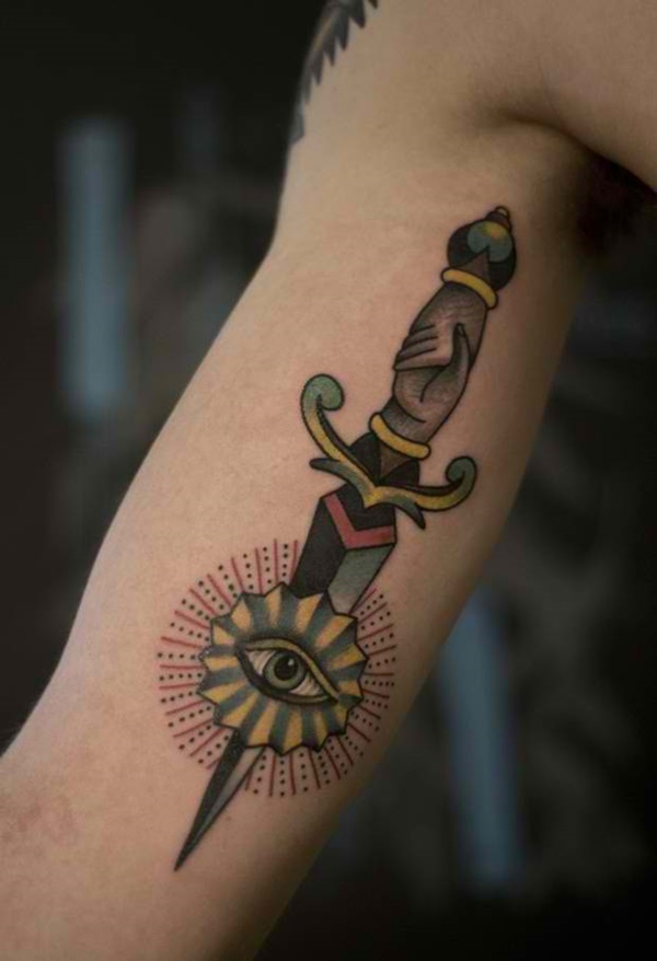 Idéias e Significados do Tatuagem do Punhal 29 