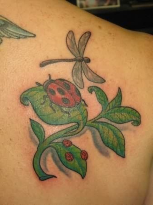 tatuagem de folhas design0621 