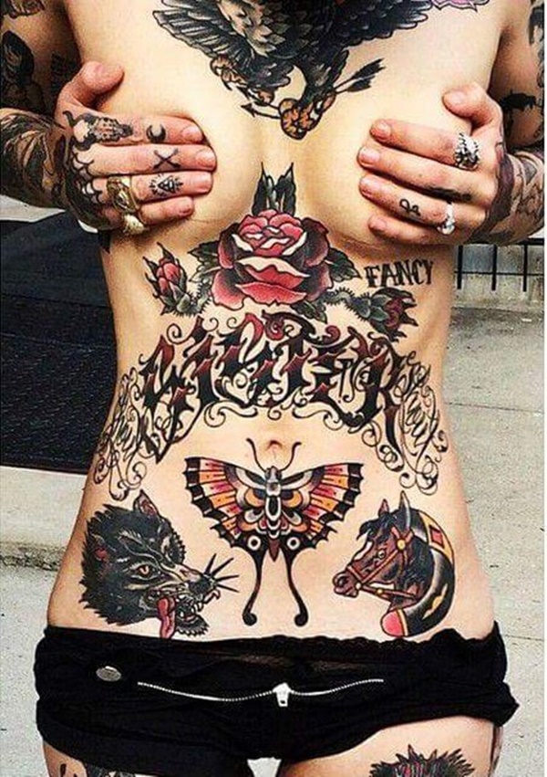 Estômago-tatuagens-idéias-46 