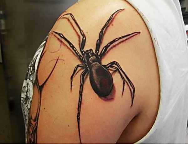 35 desenhos de tatuagem de aranha e idéias 32 