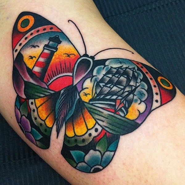 Tatuagem de borboleta bonito designs9 