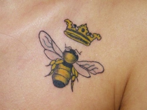 Significados do tatuagem de abelha linda 29 