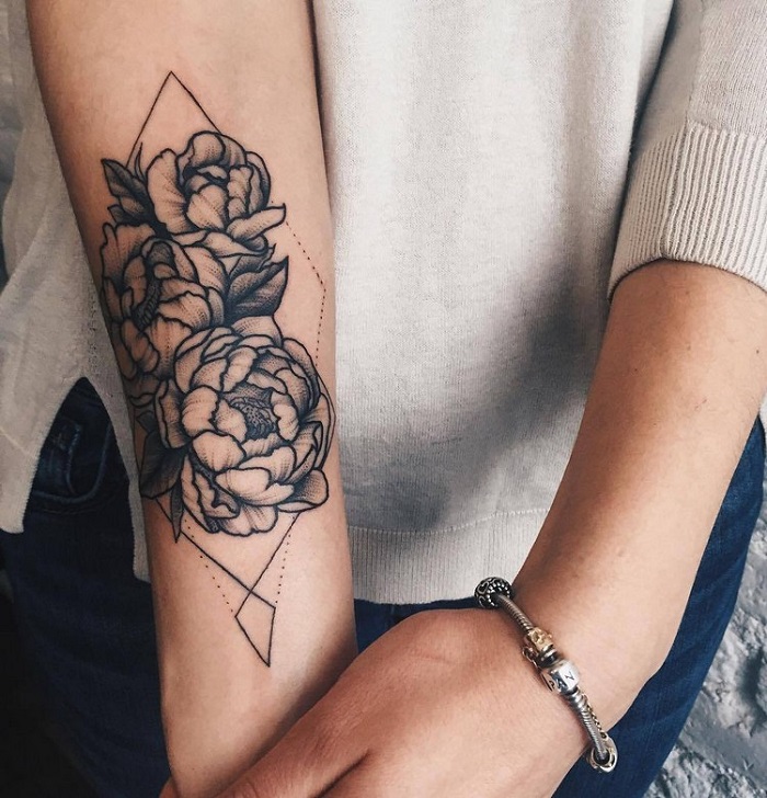 tatuagens na flora motivo antebraço 