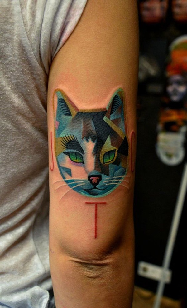 desenhos de tatuagem de gato para girls40 