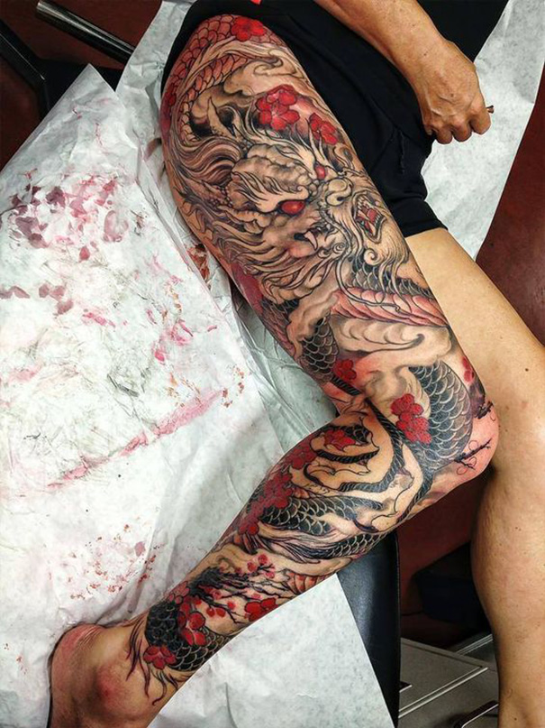 tatuagem de dragão para mulheres 