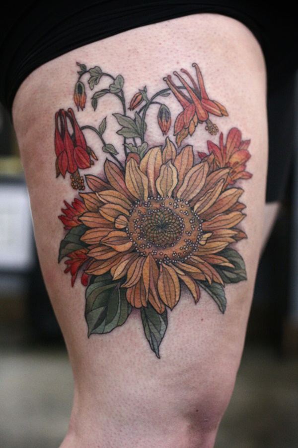 desenhos de tatuagem de flores (55) 