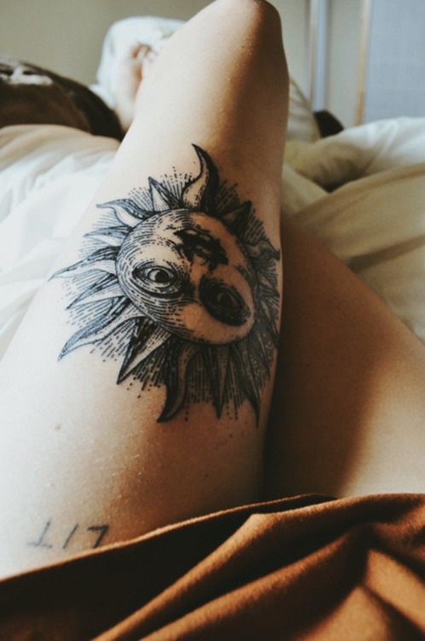 desenhos de tatuagem de sol sexy 29 