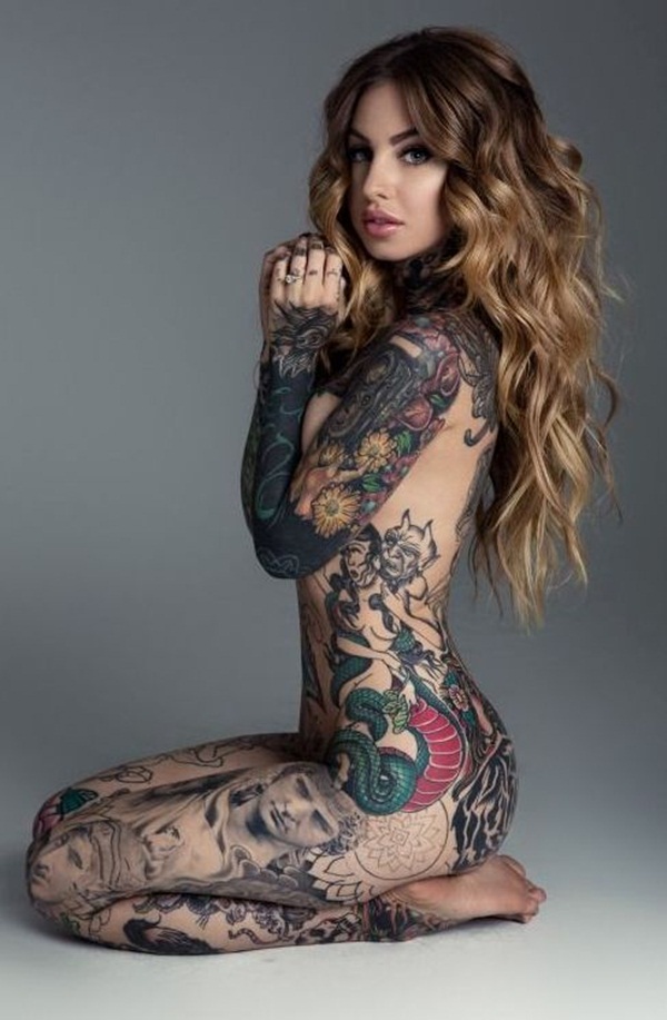 Desenhos de tatuagem de corpo inteiro para homens e mulheres46 