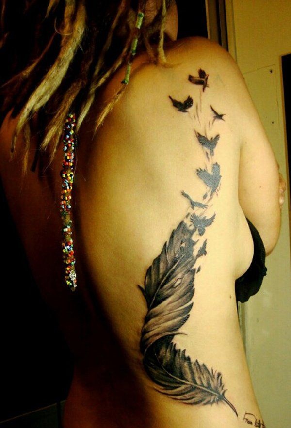 desenhos de tatuagem de aves (14) 