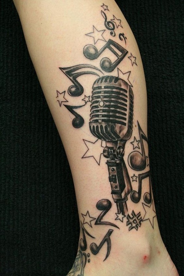 Desenhos de tatuagem de música 48 