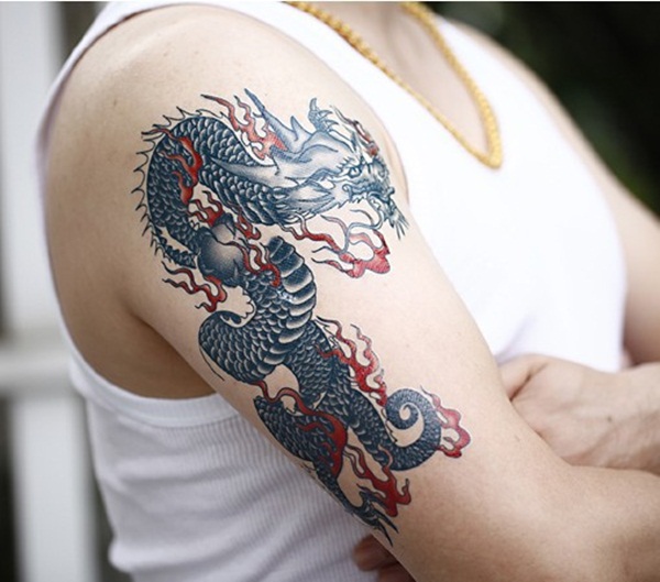 Desenhos de tatuagem de dragão para mulheres e men66 