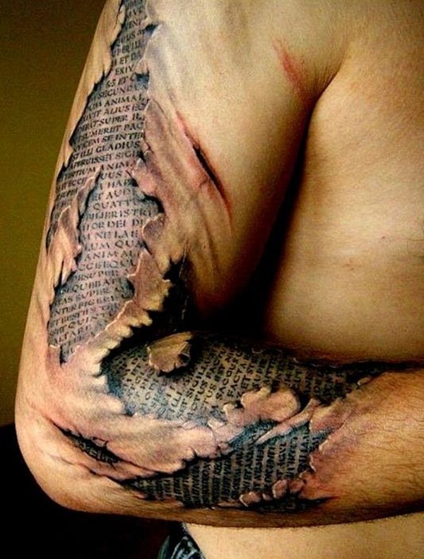 Tatuagens De Pele Rasgadas (1) 