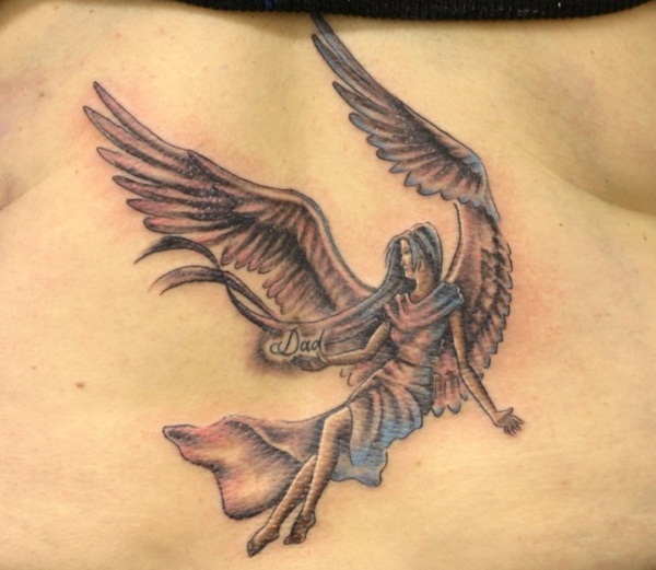 Desenhos de tatuagem de anjo e idéias38 