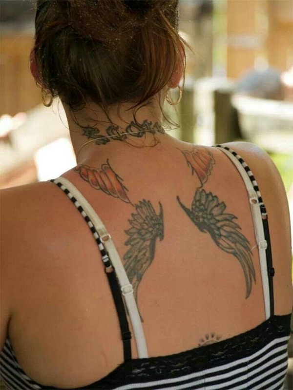 Desenhos de tatuagem de anjo e idéias58 