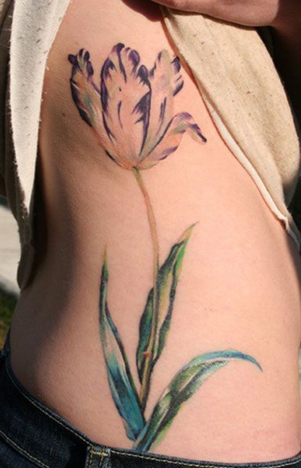 tatuagem de flor de papoula 65 