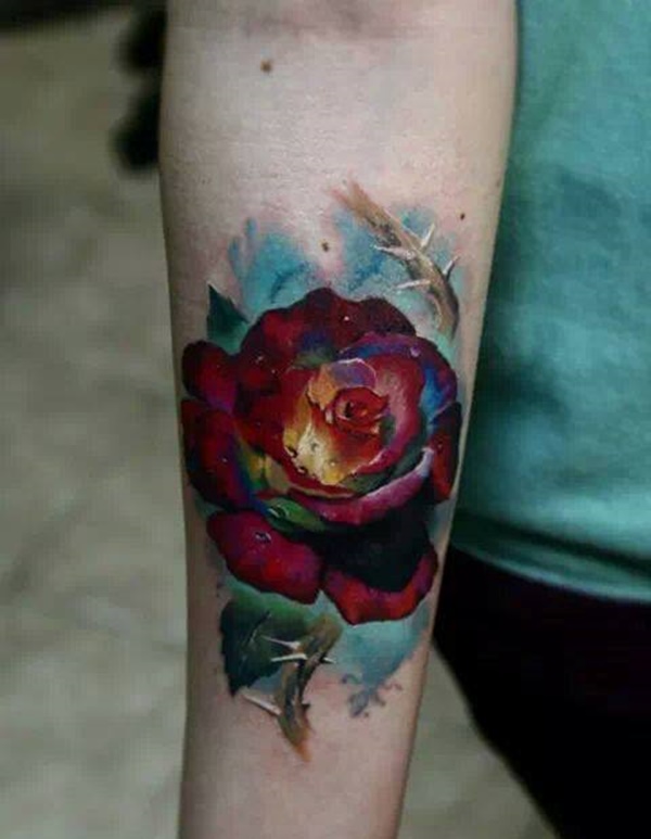 desenhos de tatuagem de flores (45) 