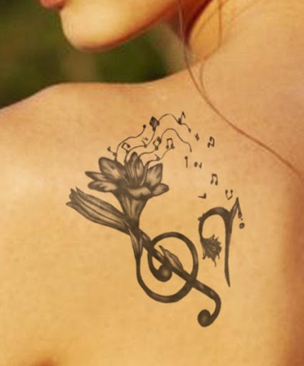 35 tatuagens de notação musical melodiosas 32 