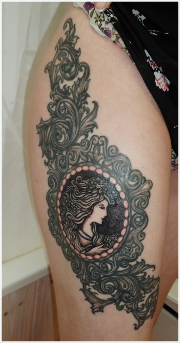 Desenhos de tatuagem de coxa (98) 