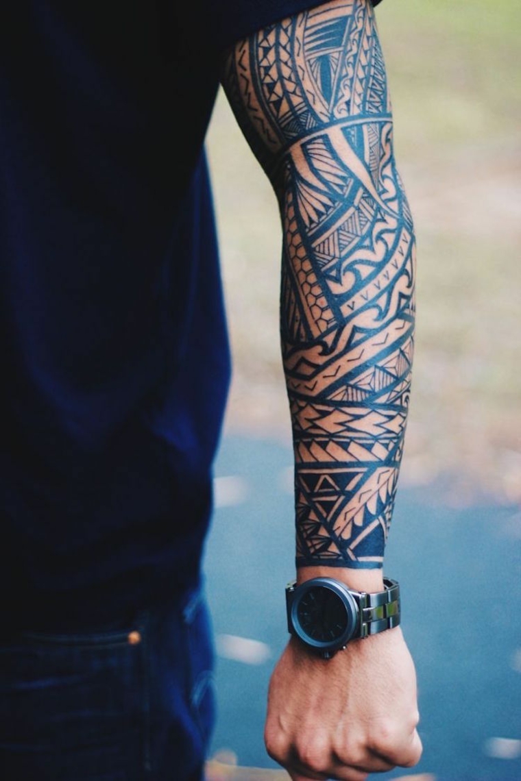 tatus para homens com tribal 
