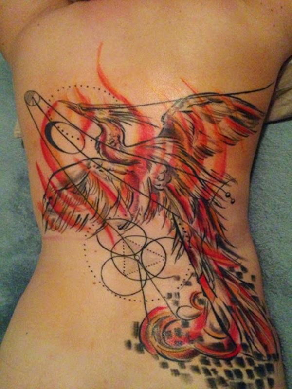35 idéias de tatuagem de Phoenix e seus significados simbólicos 35 