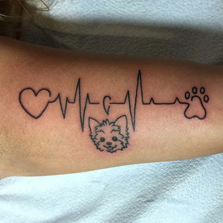 fotos de tatuagens-heartbeat-animals 