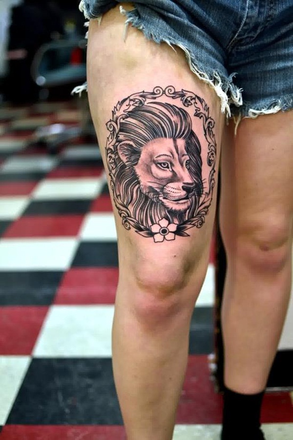 desenhos de tatuagem de leão para meninos e meninas65 