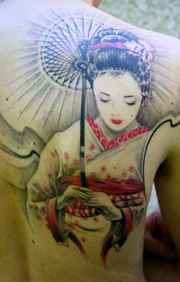 Idéias Mindblowing de tatuagens de gueixa 5 