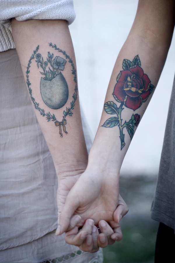casal tatuagem desenho (73) 