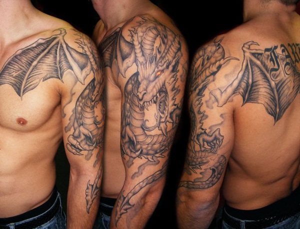 Tatuagens braço incrível para meninos 14 