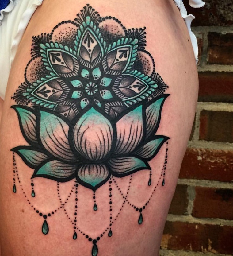 tatuagens-mandalas-designs-modern-lotus-combination 