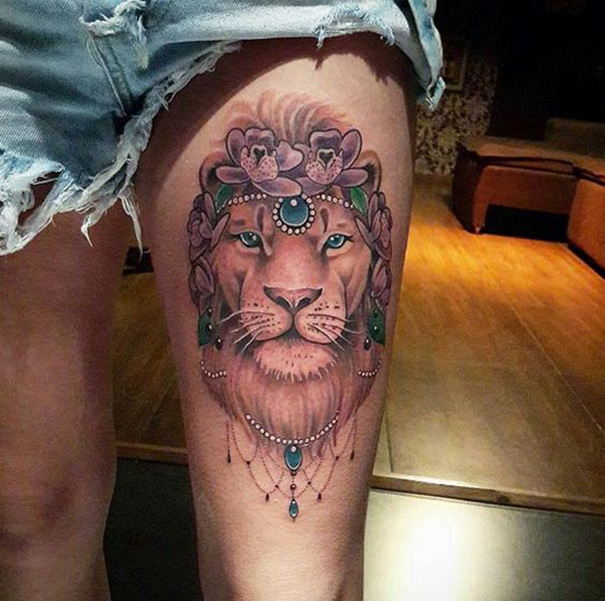tatuagens de leão 2018 