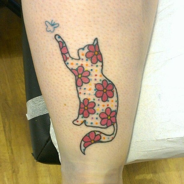desenhos de tatuagem de gato para girls57 