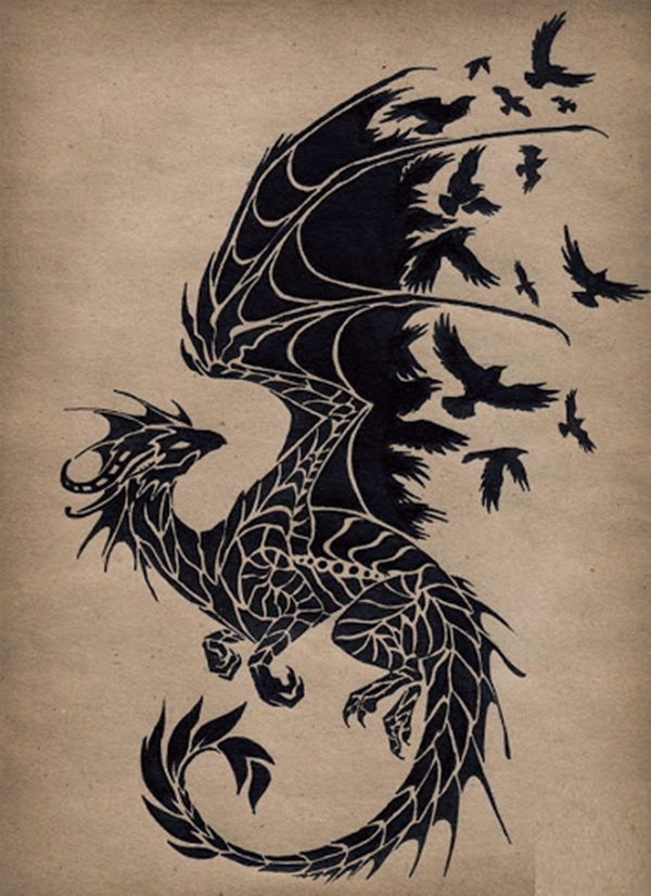 35 hipnotizantes idéias de tatuagem de dragão e seus significados 37 