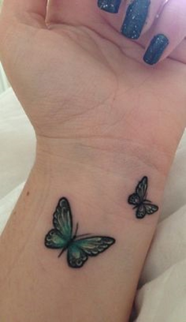 Tatuagem de borboleta 3D 28 