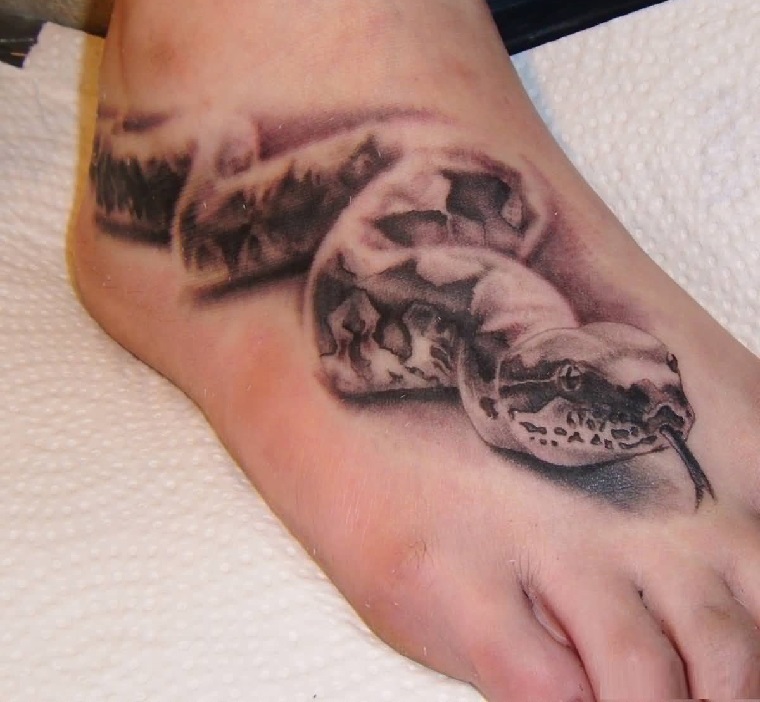 tatuagens-em-3D-design original de cobra 