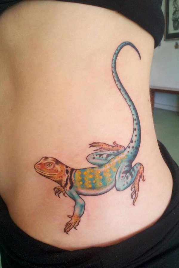 Desenhos e significados impressionantes do tatuagem do lagarto 9 
