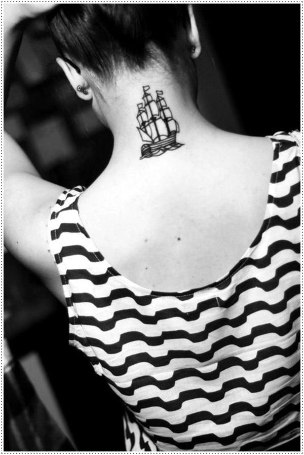 tatuagem de navio 