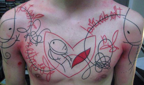 tatuagem abstrata para homens 