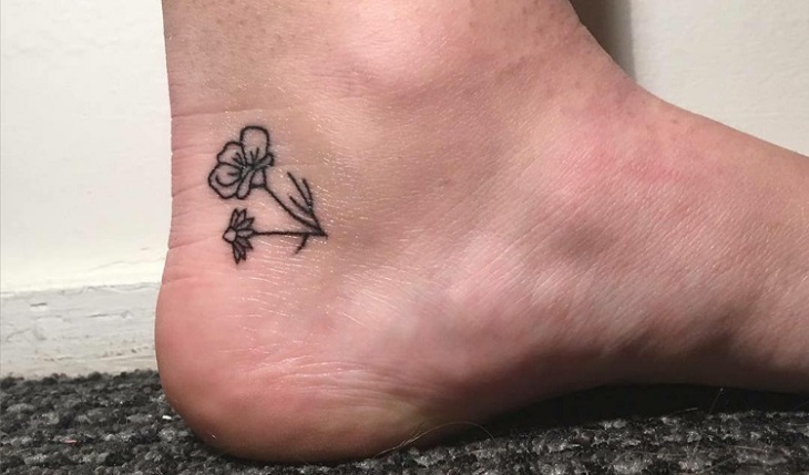 pequenas tatuagens idéias para os pés 