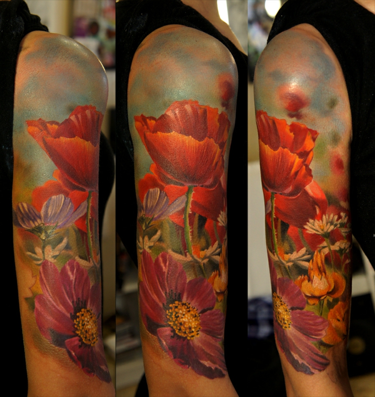 tatuagem-flores-selvagem 